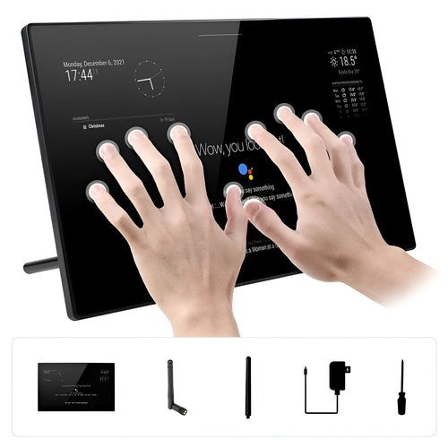 13.3-inch integrated computer voice assistant CM4 magic mirror touch display with ABS housing