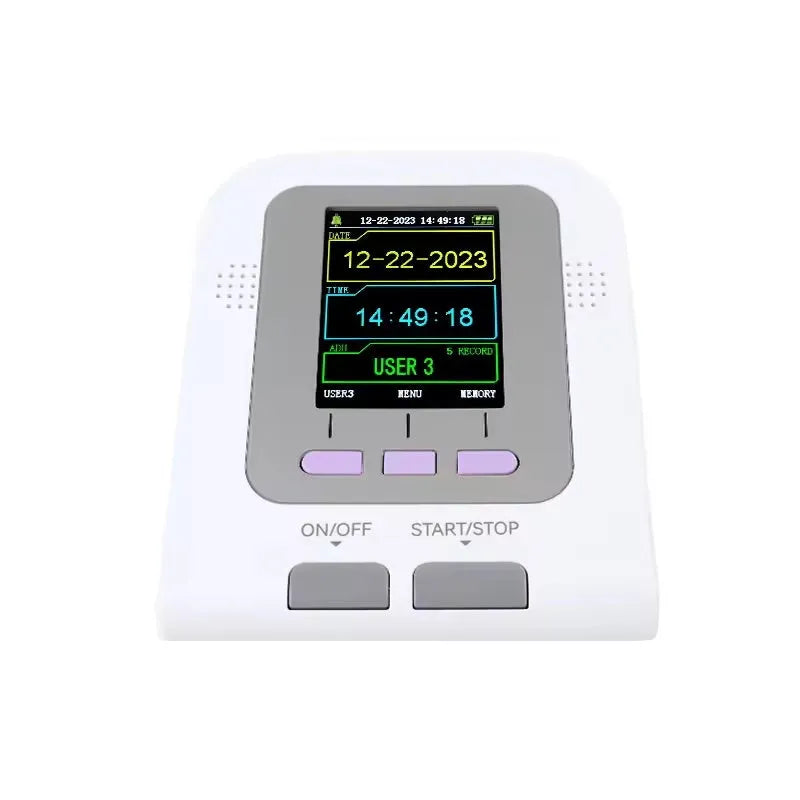 CONTEC08AVET veterinary digital blood pressure monitor with colour screen and animal cuff.