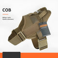 Large and medium dog harness made from 1050D nylon with UTX buckle, adjustable fit, available in Black