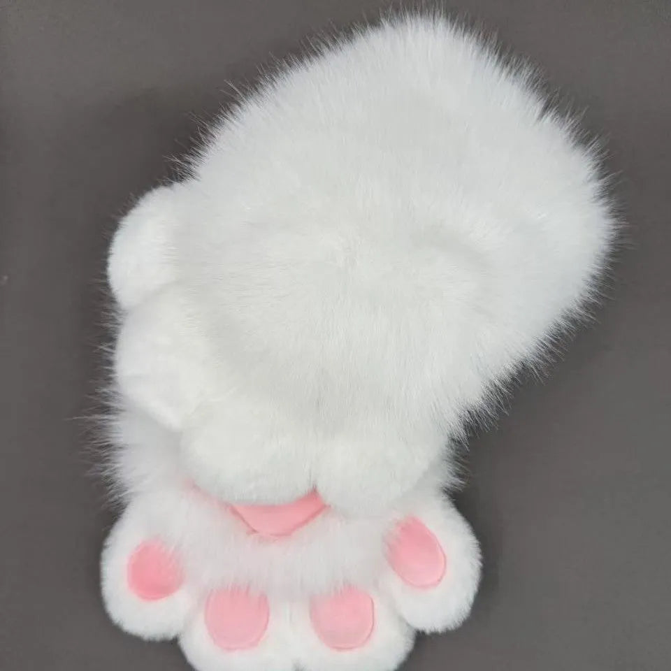 Colourful nylon animal claw cosplay gloves for fancy dress and Halloween costumes.