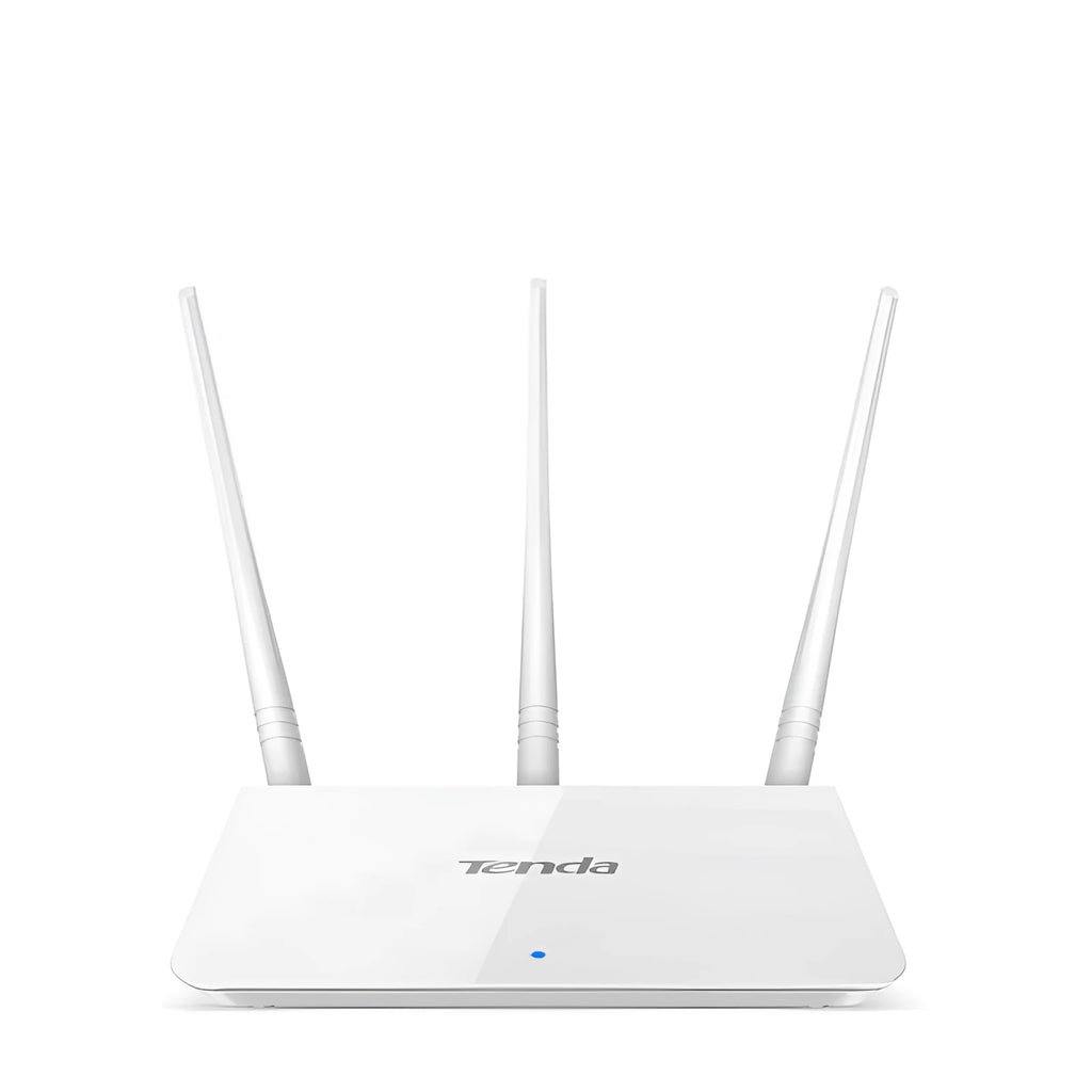 White US-style dual-band wireless router with 2.4GHz and 5GHz support