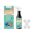 237ml refillable floor cleaner bottle with cleaning tablets for hard surfaces