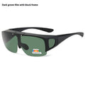 Polarised sunglasses with one-piece myopia lenses for mountain climbing and cycling activities