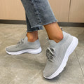 Women's breathable mesh running shoes in three colour options with flyknit upper and rubber sole