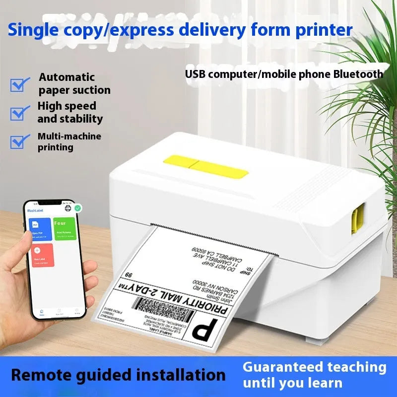 FlashLabel Thermal Express label printer for shipping orders with USB connection