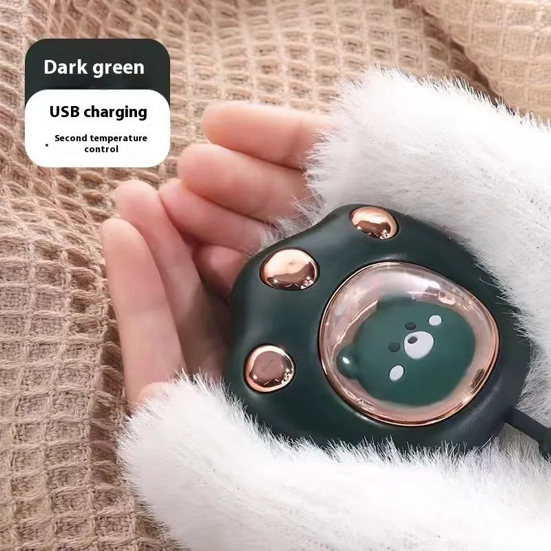 USB digital hand warmer heating pad in chosen colour with display.