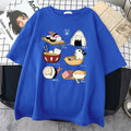 Man wearing a solid colour loose-fit pure cotton short sleeve t-shirt in a casual setting.