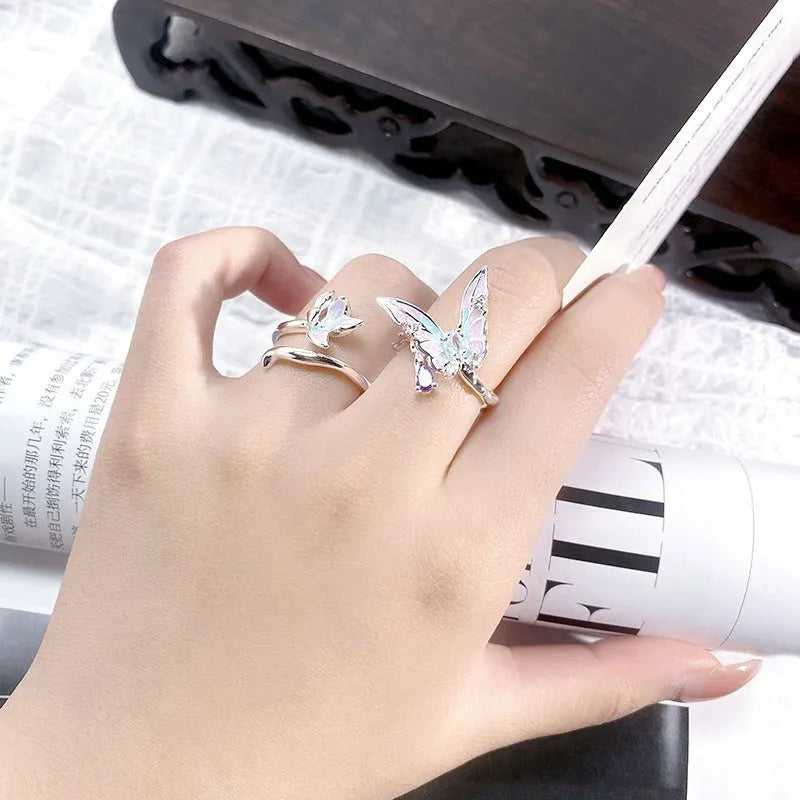 Adjustable copper insect ring with dripping oil treatment surface texture