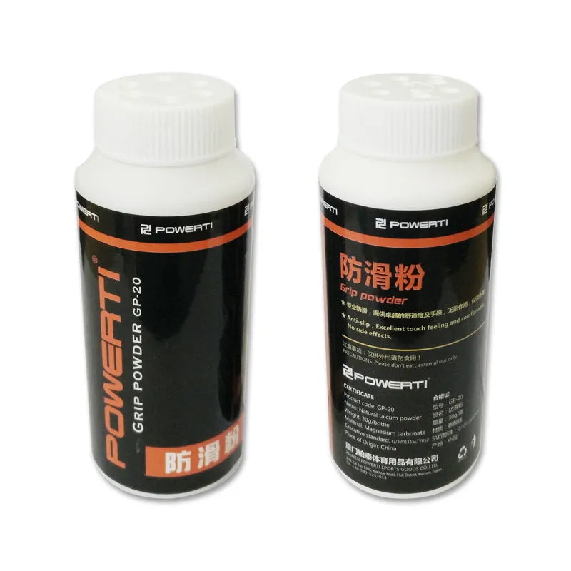 White magnesium carbonate sports anti-slip powder container for badminton tennis weightlifting grip enhancement