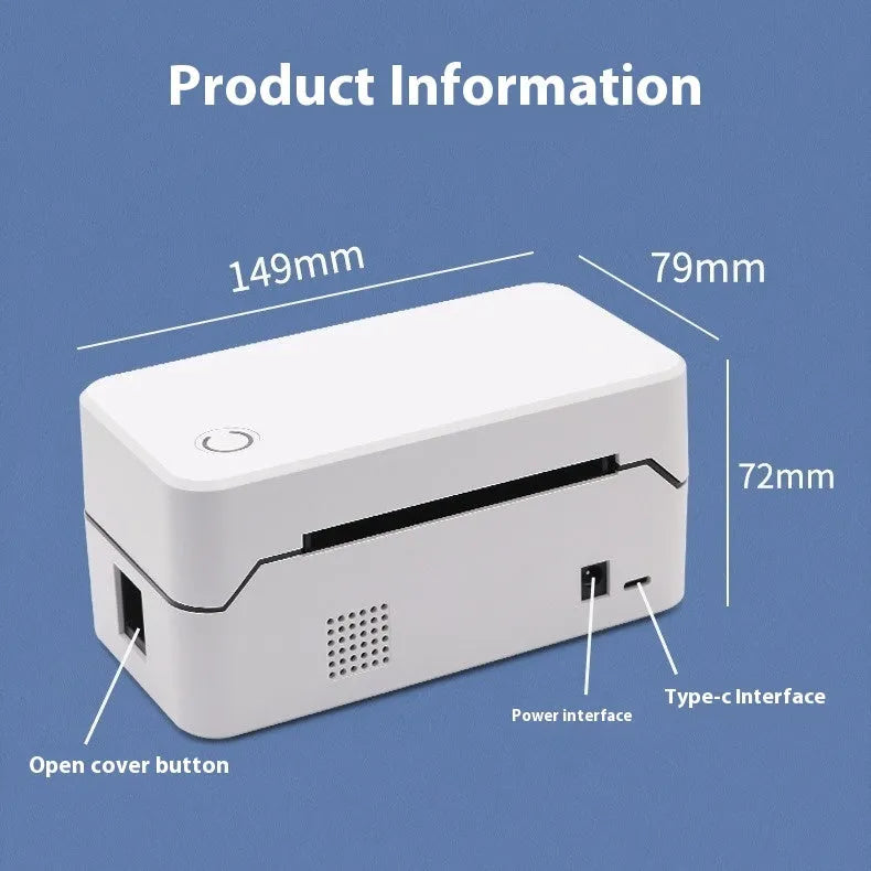 Thermal Express Single Electronic Surface Printer with Bluetooth connectivity on a counter