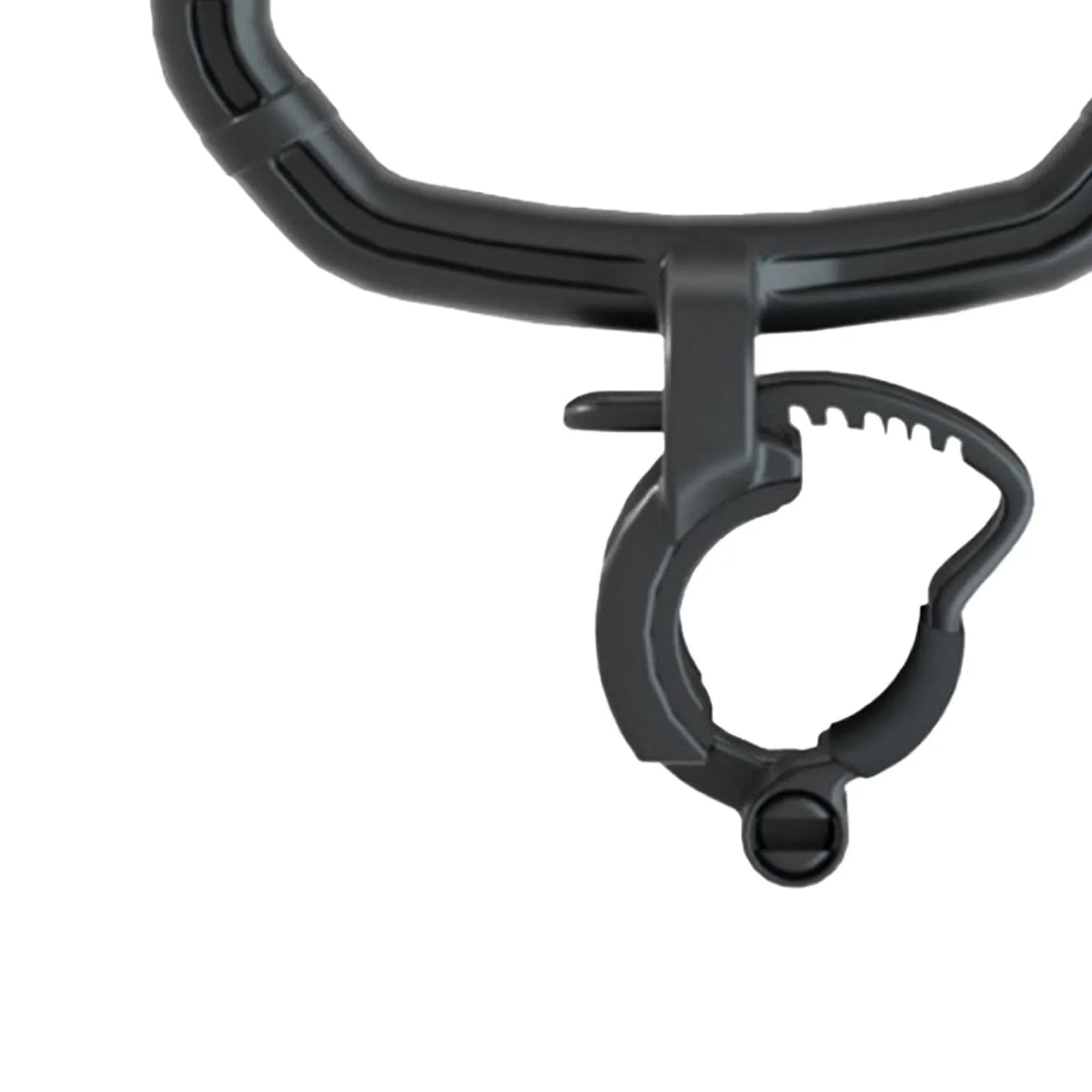 Black PP adjustable kettlebell handle with 21x19cm dimensions for home strength training