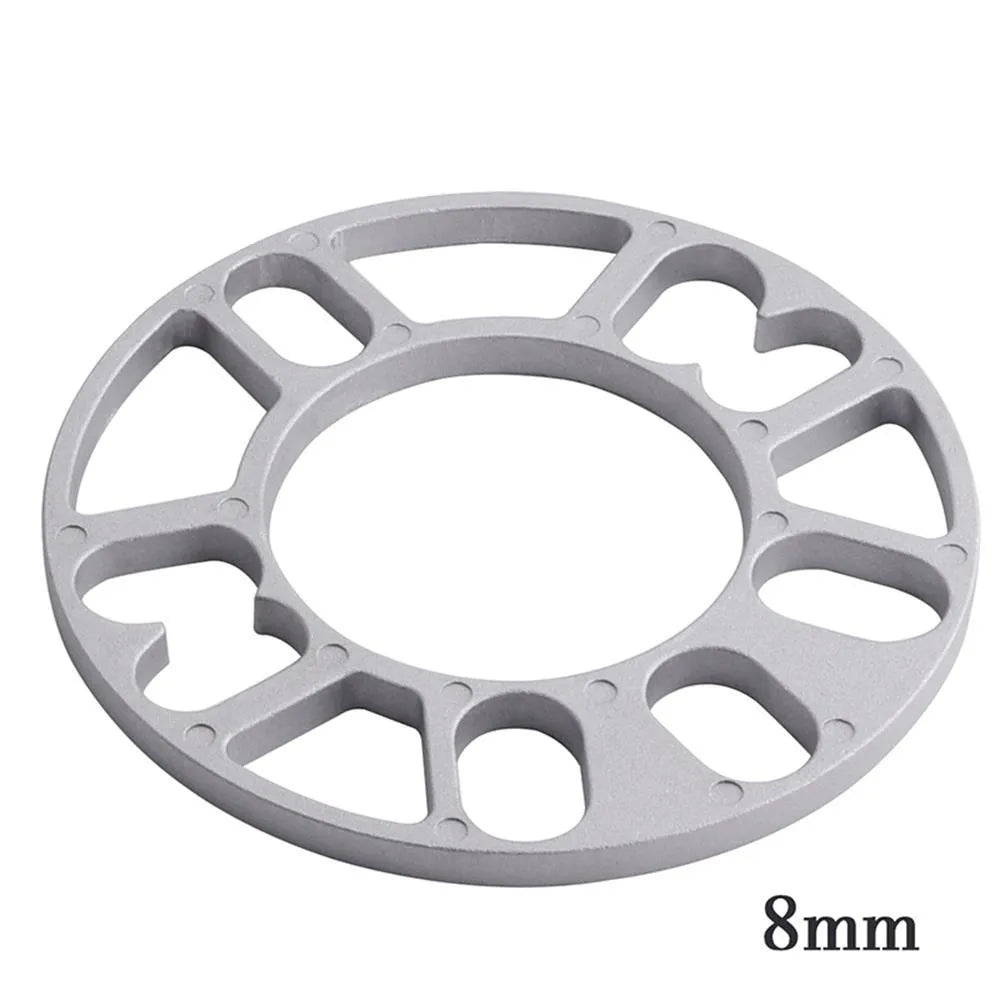 Automotive wheel hub widening gasket spacer in multiple thickness options for wheel modification