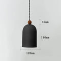 Japanese Zen ball light LED wall lamp black type A rotating 350 degrees