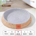 Rattan woven cat nest for small, medium, large, or extra-large cats.
