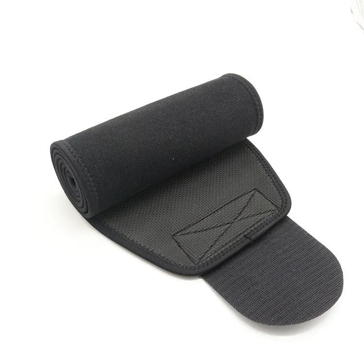 Fitness lumbar support belt in neoprene with adjustable strap for gym workouts