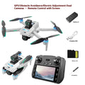 S159 GPS UAV drone with HD camera, black colour, plastic body, obstacle avoidance sensors visible