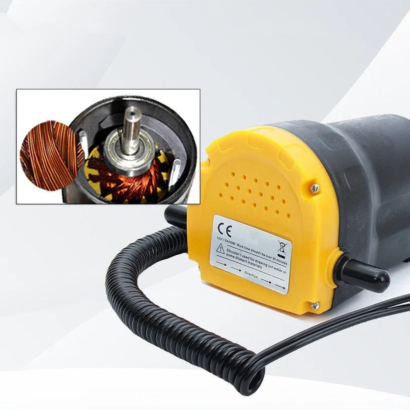 12V electric self-priming oil gear pump with engineering plastic body