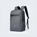 Graphite grey Oxford cloth business backpack with USB charging port and under 20 litre capacity