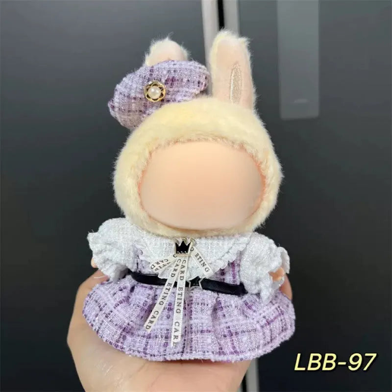 17cm plastic clothing for vinyl figurines with multiple style options