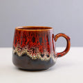 Creative large-capacity water cup coffee mug with mild luxury retro style and 301-400ml capacity