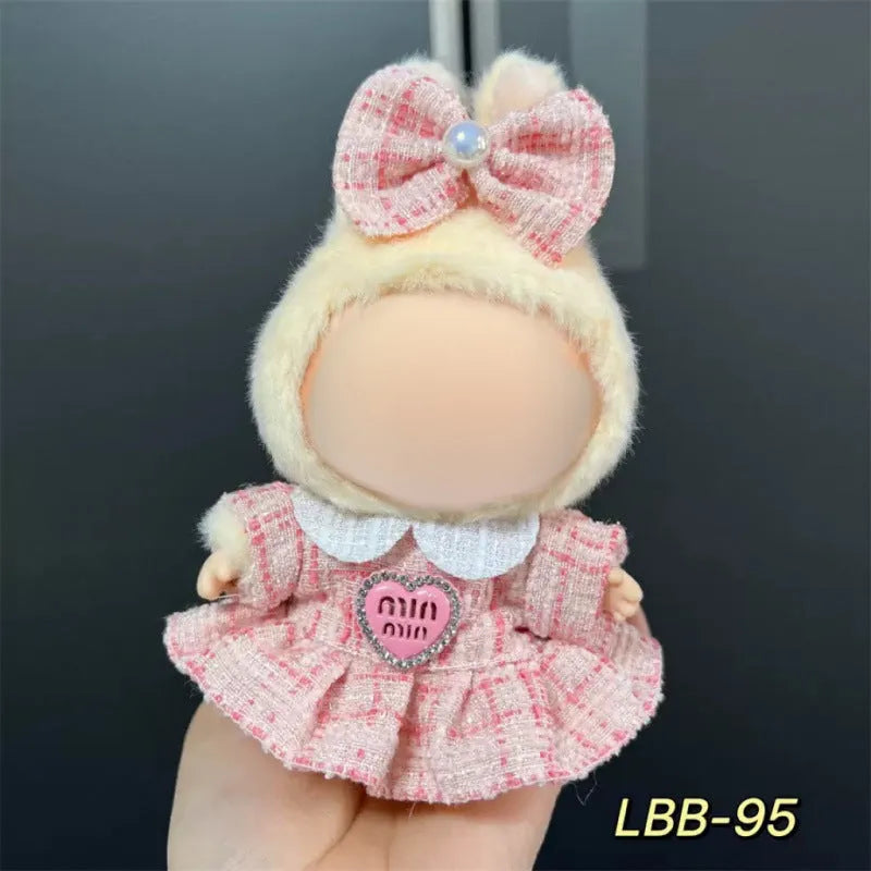 17cm plastic clothing for vinyl figurines with multiple style options