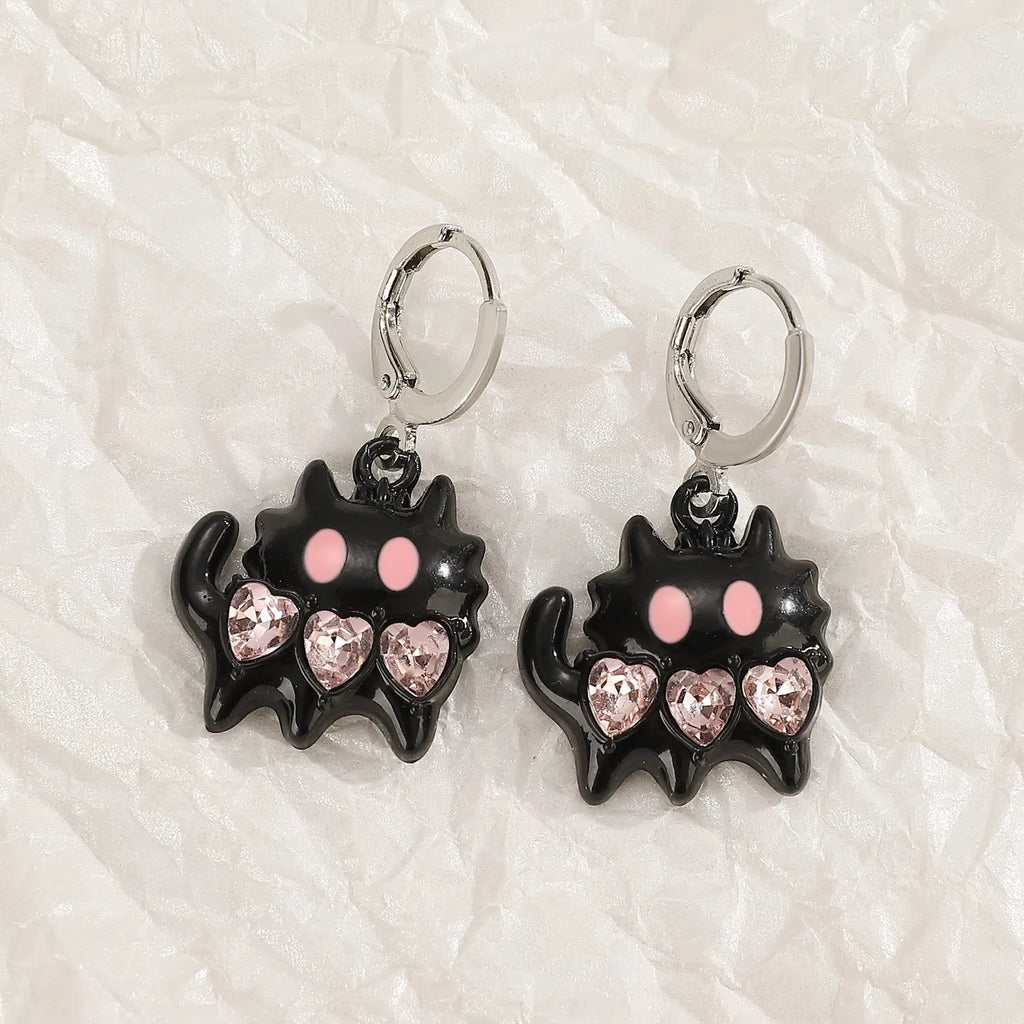 Women's alloy earrings with cross designs in multiple neutral colour options