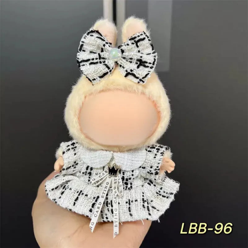 17cm plastic clothing for vinyl figurines with multiple style options