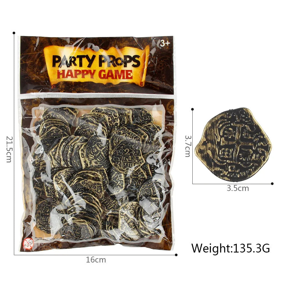 Doli reproduction Roman coins in bronze, gold, and silver electroplated finishes on plastic