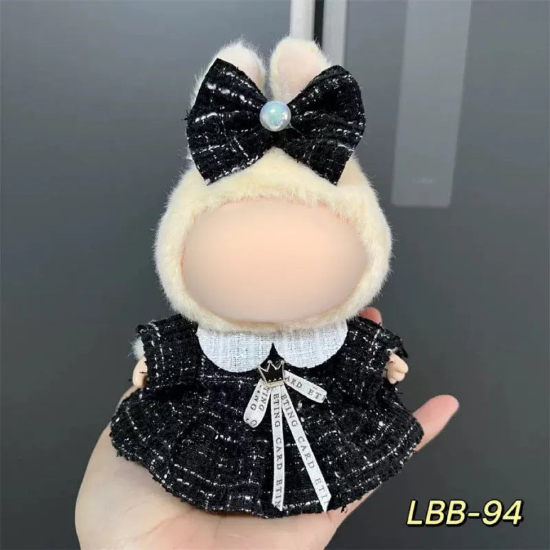 17cm plastic clothing for vinyl figurines with multiple style options