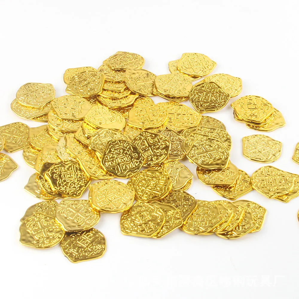 Doli reproduction Roman coins in bronze, gold, and silver electroplated finishes on plastic
