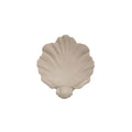White resin simulation shell fruit plate ornament for light luxury table decoration.