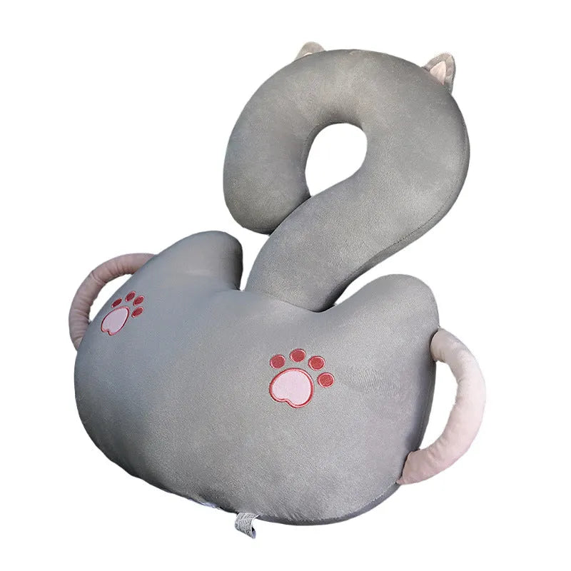 Square cartoon animal cushion pillow measuring 65x65cm with pp cotton filler