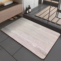 American wood grain geometric pattern diatom ooze non-slip bathroom floor mat