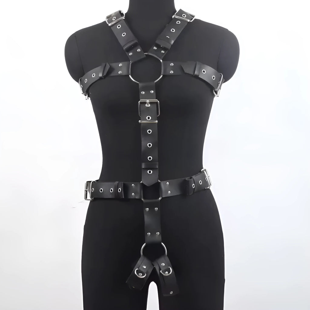 Black patent leather women's corset waist belt with thin design and pin buckle closure