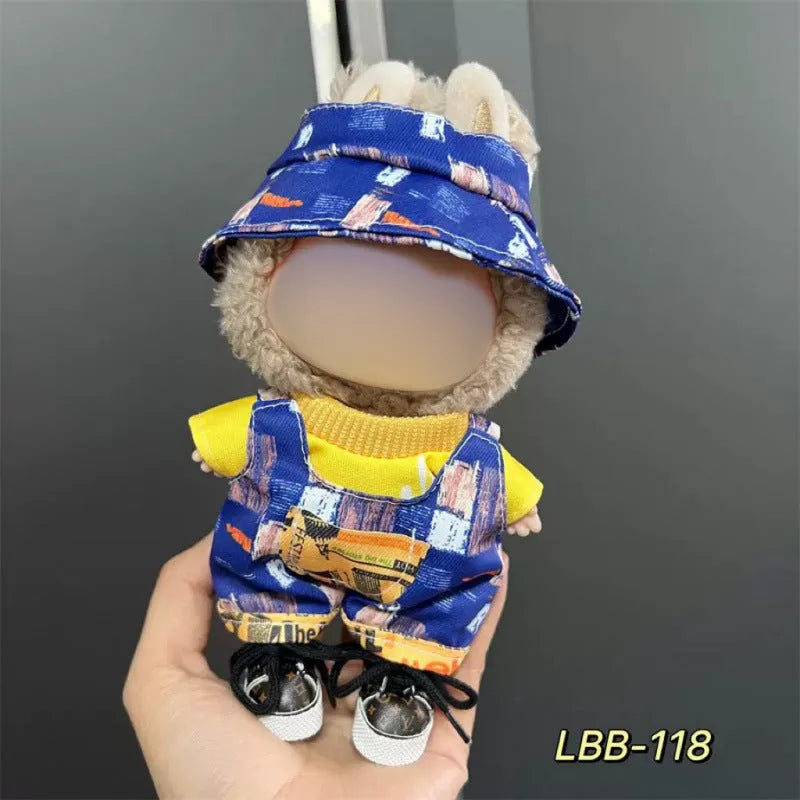 17cm plastic clothing for vinyl figurines with multiple style options