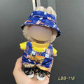 17cm plastic clothing for vinyl figurines with multiple style options
