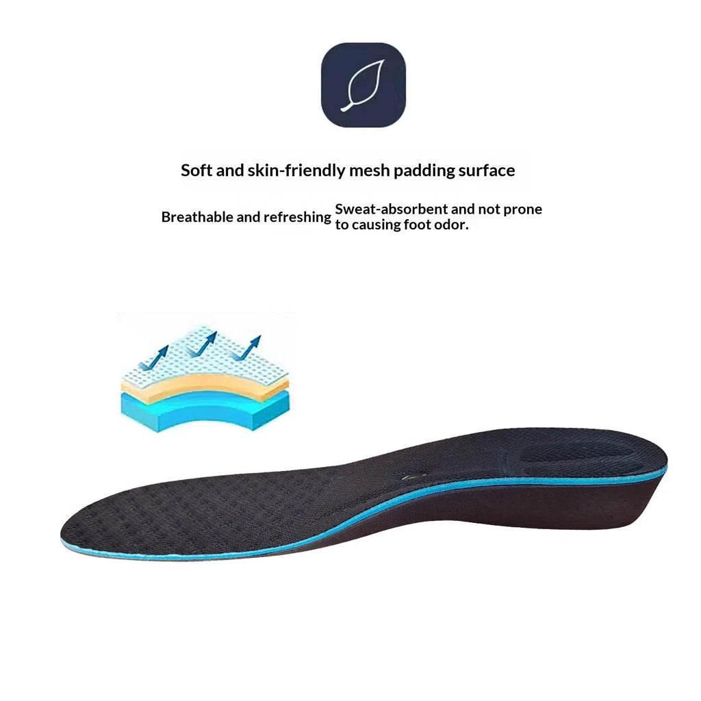 Magnetic massage EVA cushioned height-increasing insoles in 2cm, 3cm, 4cm, 5cm for unisex sports and leisure