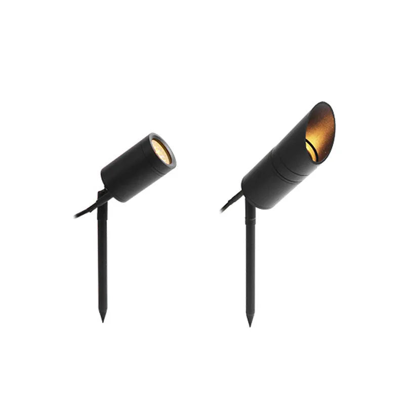 Aluminium outdoor ground lamp with IP65 waterproof rating and 5W COB LED for garden lighting