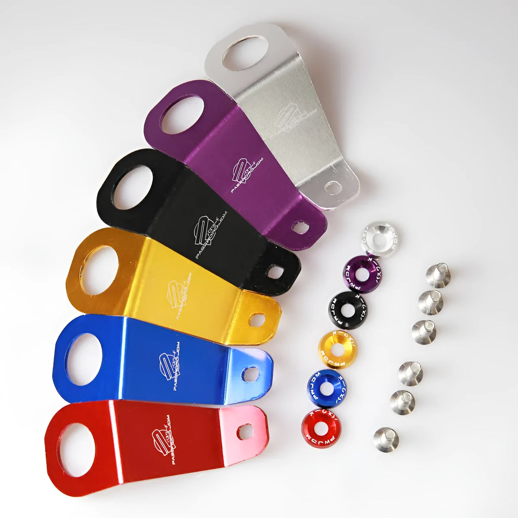 Aluminium alloy radiator bracket for Honda Civic EG modification in multiple colour options