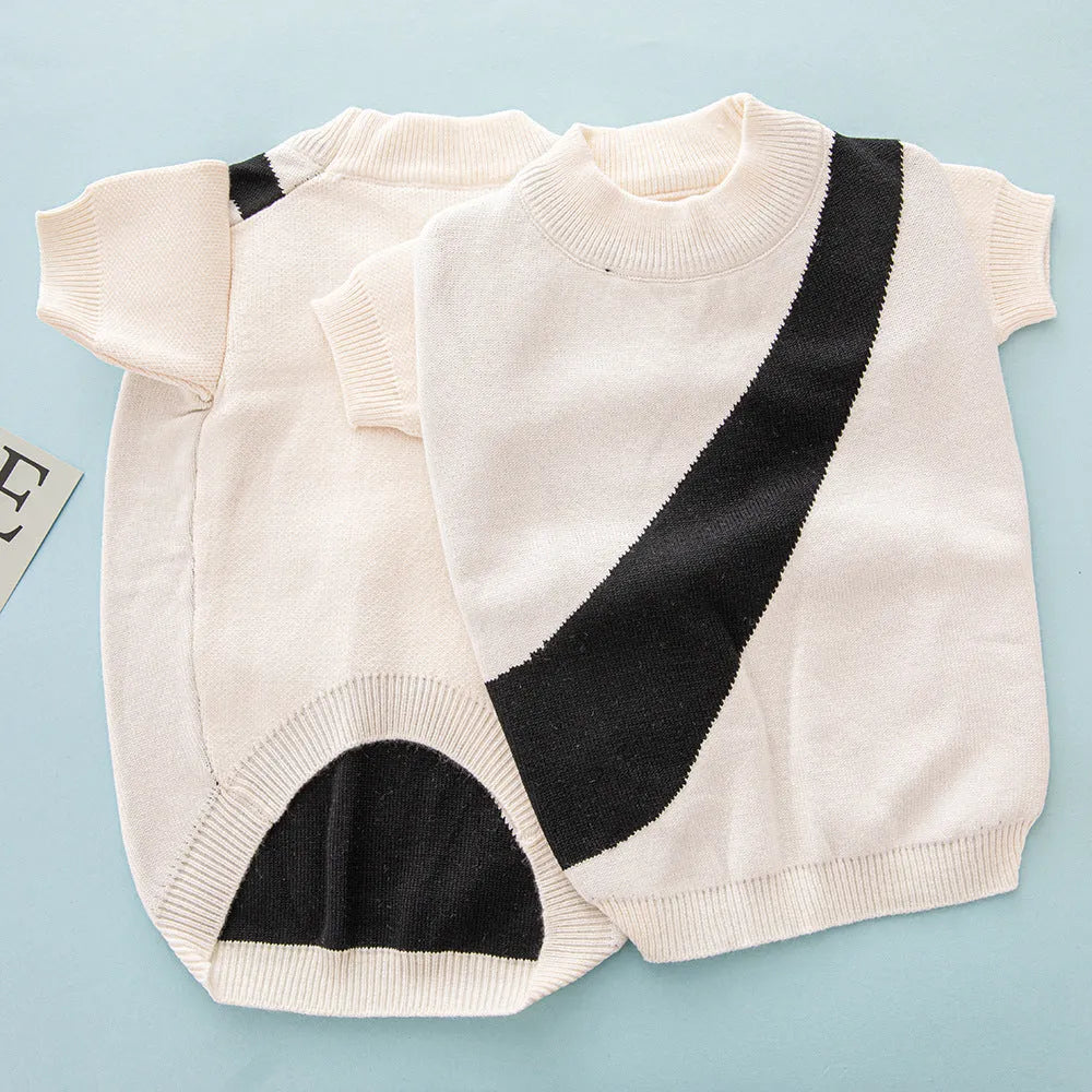 Corgi poodle wool casual dog sweater in multiple colour options