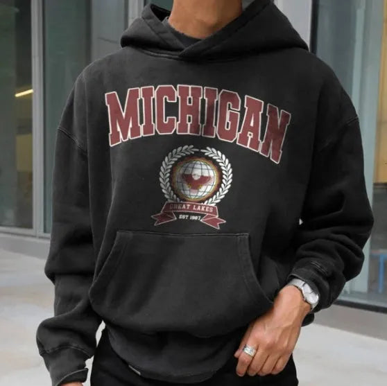 Couples hooded sweaters in polyester fibre, colour as shown, sizes S to 5XL, front view