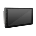 Black universal CarPlay GPS navigation radio with 7-inch screen for manual transmission vehicles