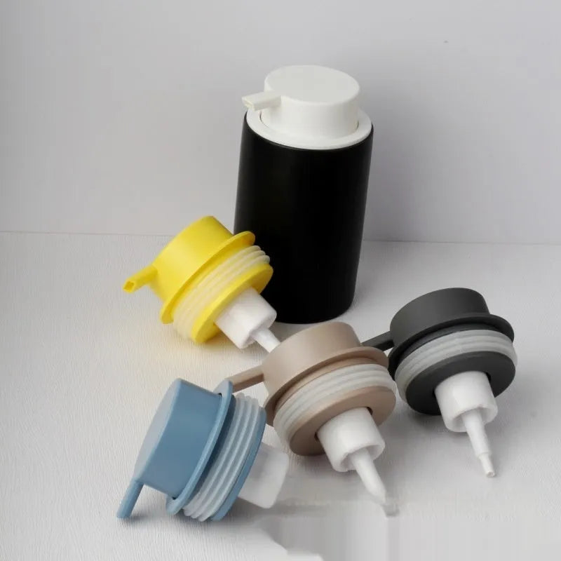 ABS plastic facial cleanser foam pump dispenser with large pump head