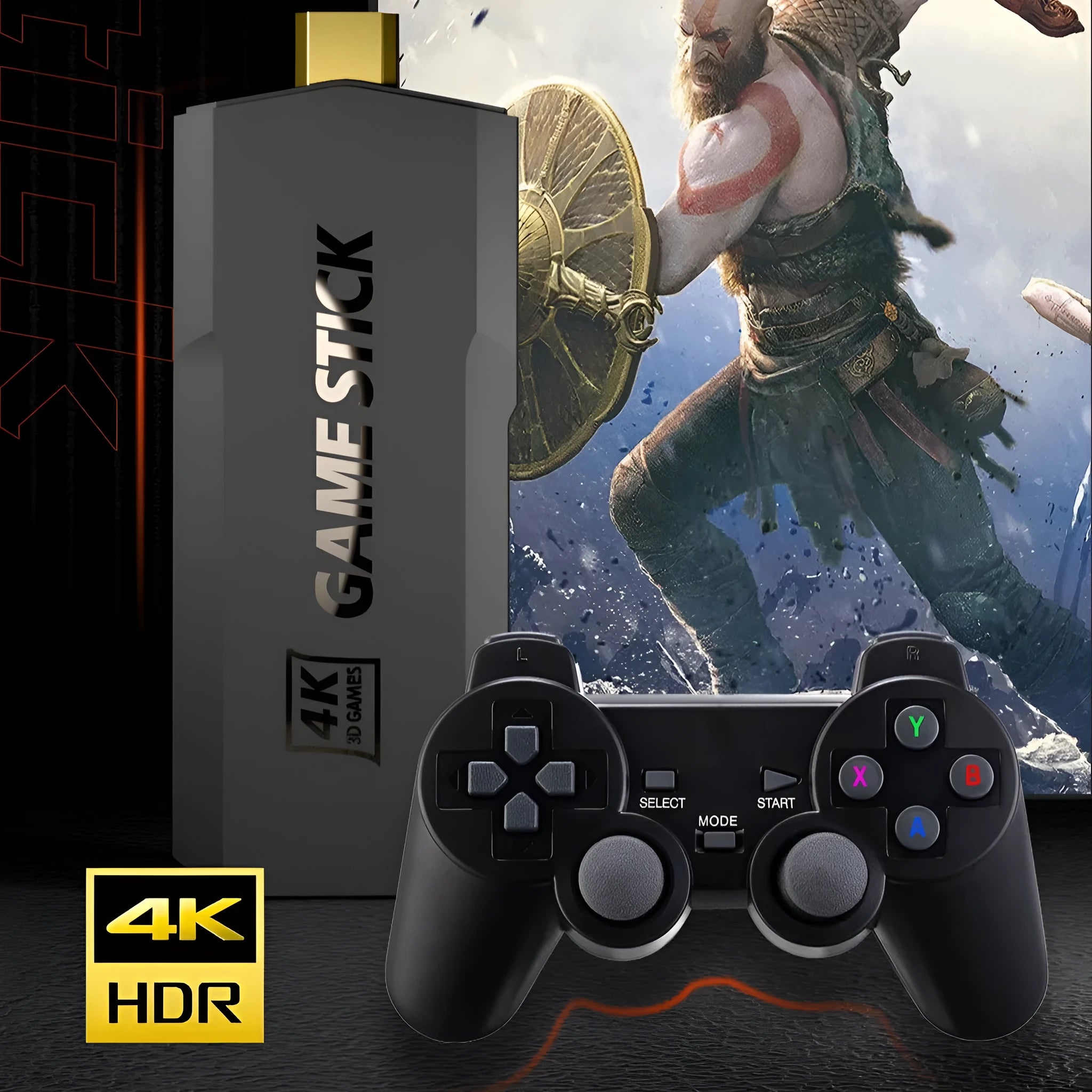 HD home TV game console with controller showing esports design style and HDMI connectivity