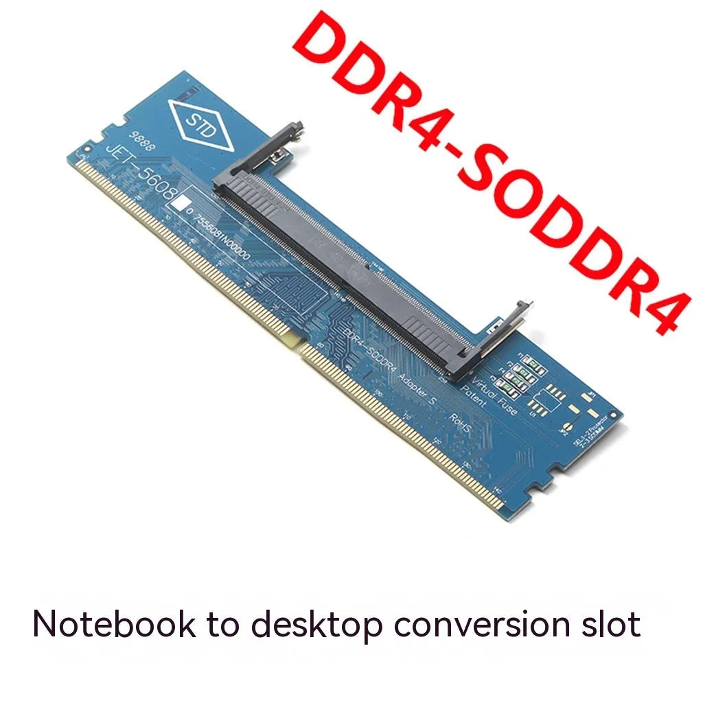 DDR4 laptop to desktop memory adapter card in electrostatic bag