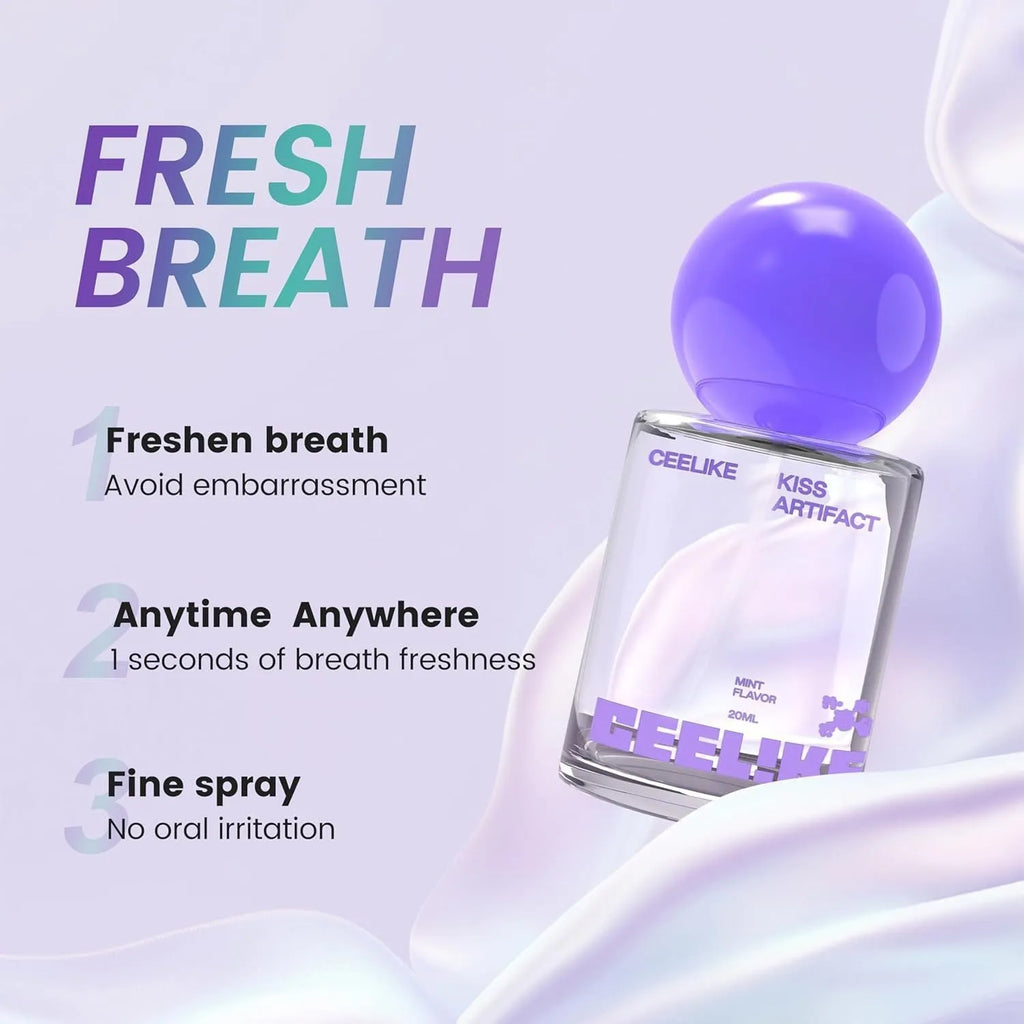 20ml bottle of portable long-acting probiotics oral spray for hydrating mouth care.