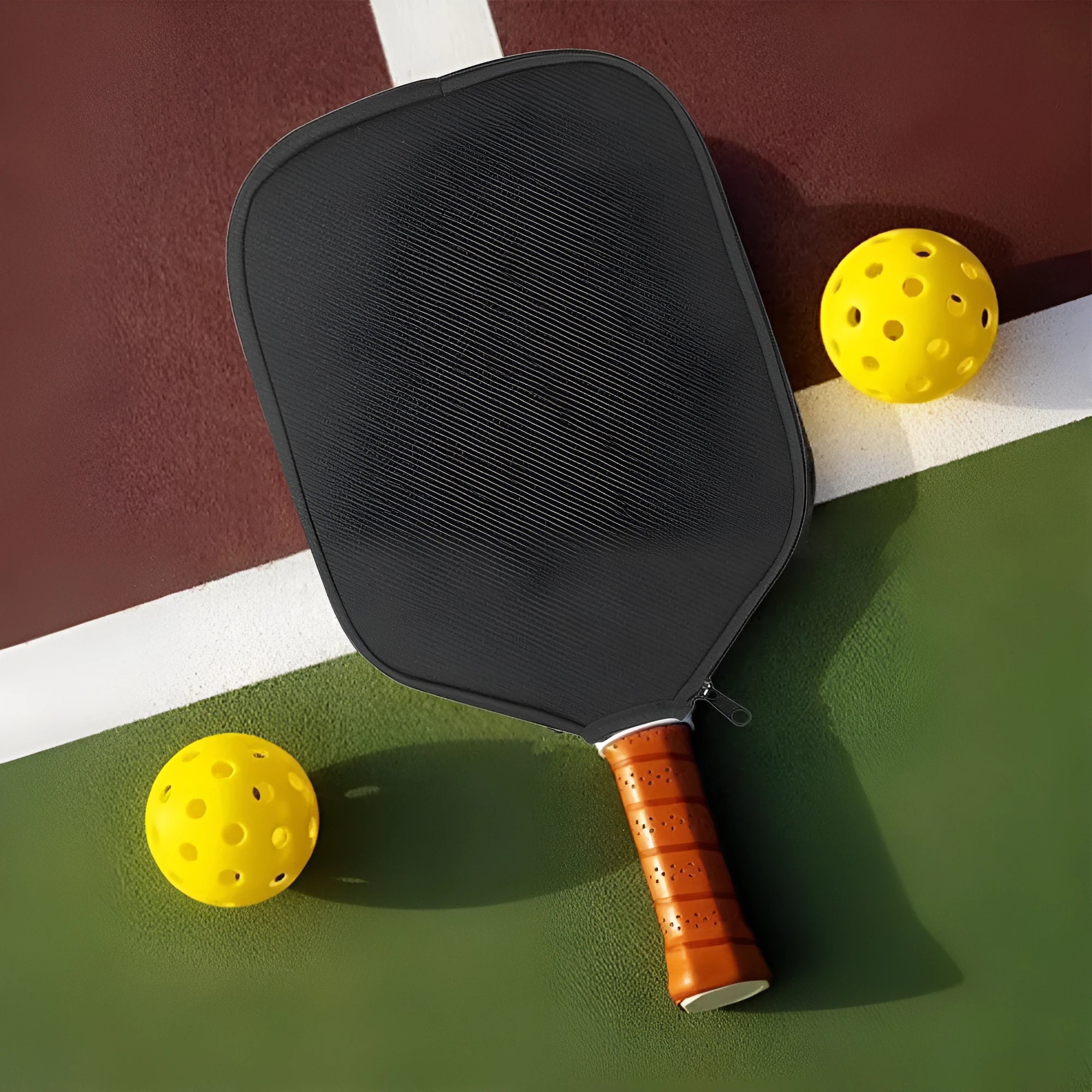 Peak Racket Protective Sleeve black neoprene cover for table tennis racket