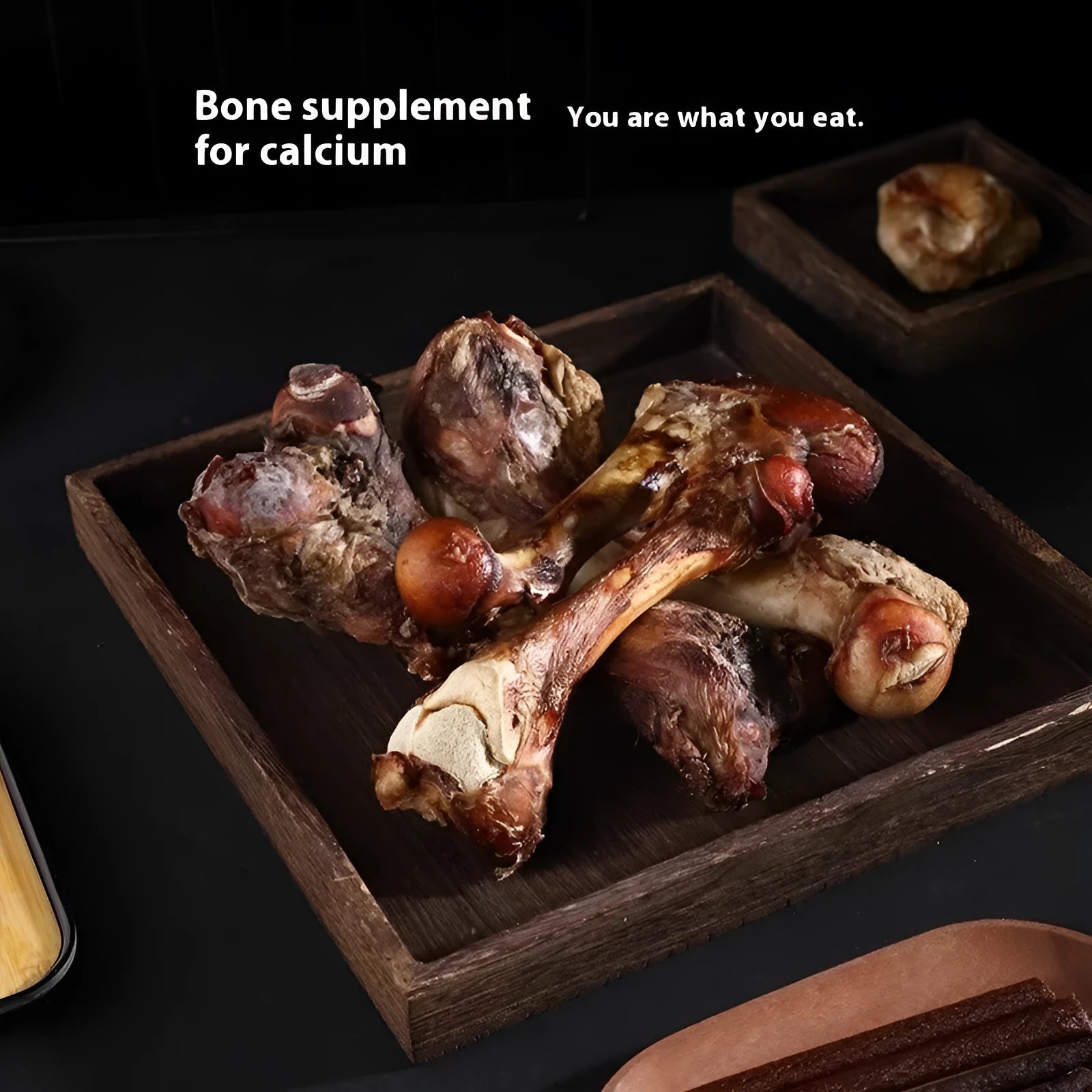 Large puppy molar rod dental chew with roasted ox bone flavour for teeth cleaning and training rewards