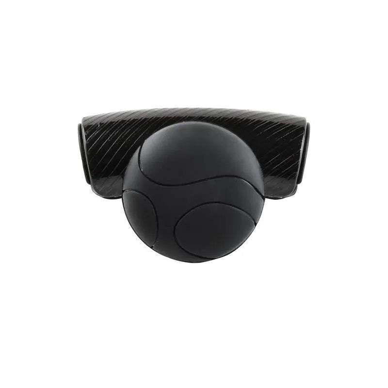 Black and blue steering wheel assist balls with silicone construction and metal bearing mechanism