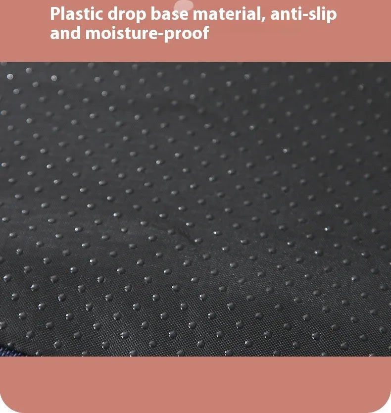 Removable washable sponge pet mat for dogs in brown colour showing soft textured surface